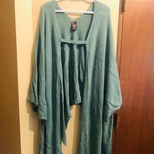 Shawl teal